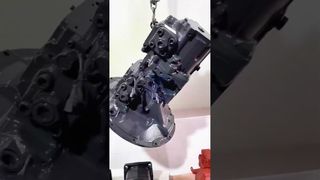 every step of the Komatsu PC360-7 hydraulic pump is transparent? #komatsu #hydraulicpumps