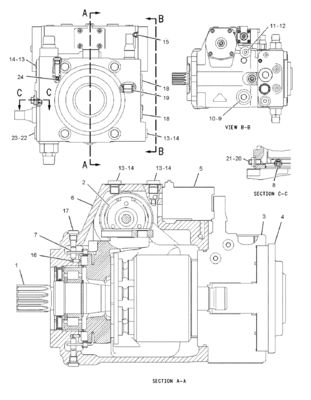 222-1214 2221214 20R3310 For TQCAT Track D6N PUMP GP-PISTON hydraulic MAIN PUMP Aftermarket High quality Original