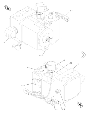 159-9453 0R-7790 CA1599453 1599453 Hydraulic Pump for Caterpillar CS-531D CS-533C CS-533D CS-563C CS-563D CS-563E VIBRATORY COMPACTOR Machinery Parts Aftermarket Original