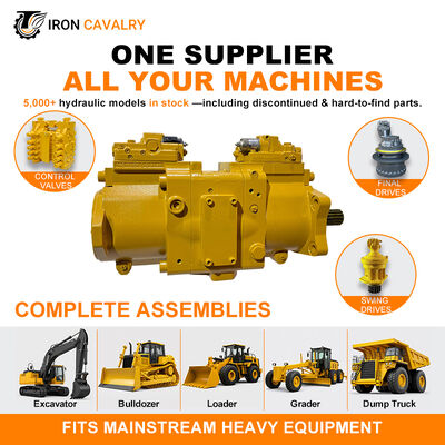 IRON CAVALRY 551‑1122 20R‑9712 High Durability Hydraulic Piston Pump Assembly Premium Replacement Hydraulic Main Pump for E330GC Excavator Earthmoving Equipment Repair