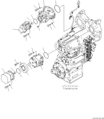 708-1L-00710 708-1L-01710 708-1L-04230 For Loader Komatsu Wa450-6 Wa470-6 Wa480-6 Hydraulic Main Piston Pump