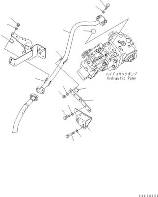 708-1L-00710 708-1L-01710 708-1L-04230 For Loader Komatsu Wa450-6 Wa470-6 Wa480-6 Hydraulic Main Piston Pump