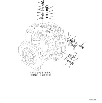 708-1g-00060 708-1g-01060 708-1g-04310 For Komatsu Wa470-6 Wa480-6 Hydraulic Piston Main Pump Loader Pump Original