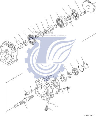 708-1T-00440 708-1T-00421 708-1T-01420 708-1T-04410 For Komatsu D155AX-5 Hydraulic Fun Piston Pump