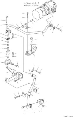 708-1W-00961 708-1W-01850 708-1W-00010 For Komatsu WA450-6 WA470-6 WA480-6 Hydraulic Piston STEERING PUMP