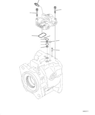708-1U-00120 708-1U-00140 708-1U-00170 For Komatsu WA380-6 WA430-6 Hydraulic Pump Steering Pump