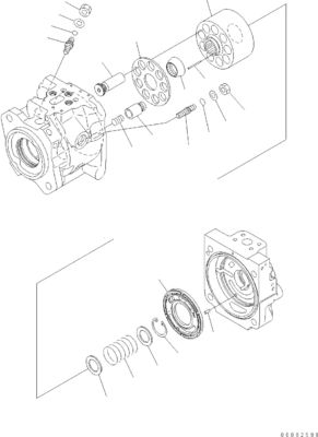 708-1S-00970 708-1S-01970 708-1S-04440 For Komatsu WA380 WA430 WA450 WA470 WA480-6 Hydraulic FUN Pump Original
