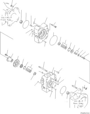 708-2L-00960 708-2L-00961 708-2L-05420 For Komatsu WA700-3 Hydraulic Pump LOADER PUMP Original High quality