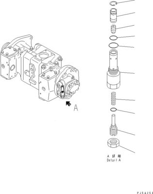 708-45-10204  708-4L-00910 708-45-11204 For Komatsu WA700-3 WA800-3 Hydraulic Pump SWITCH PUMP Original High quality