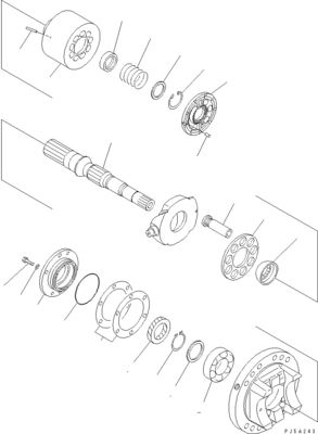 708-45-10204  708-4L-00910 708-45-11204 For Komatsu WA700-3 WA800-3 Hydraulic Pump SWITCH PUMP Original High quality