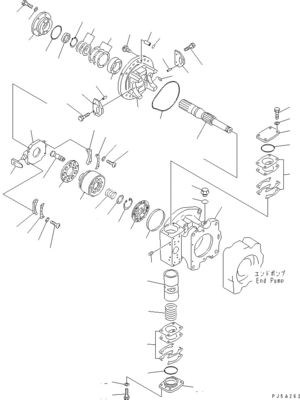 708-45-10204  708-4L-00910 708-45-11204 For Komatsu WA700-3 WA800-3 Hydraulic Pump SWITCH PUMP Original High quality