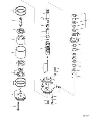 Komatsu 561-40-83300 Steering Valve HD785 Control Valve Mining Parts Komatsu Mining Truck Parts Mexico Mining