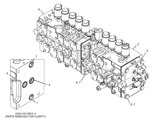 CAT 455-2663 424-937 Main Control Valve 349E 349F 352 Mining Construction Demolition Engineering Machinery Parts