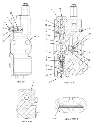CAT 455-2663 424-937 Main Control Valve 349E 349F 352 Mining Construction Demolition Engineering Machinery Parts