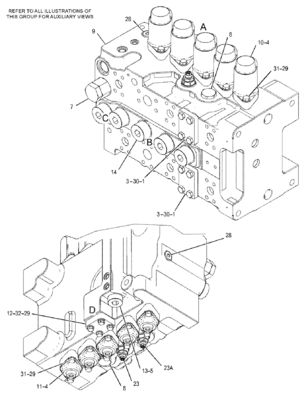 CAT 455-2663 424-937 Main Control Valve 349E 349F 352 Mining Construction Demolition Engineering Machinery Parts