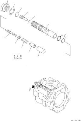 708-1W-00600 708-1S-00910 R7081S00910 R7081W00600 For Komatsu D475A-5 Bulldozer hydraulic Fan Pump Piston pump Original