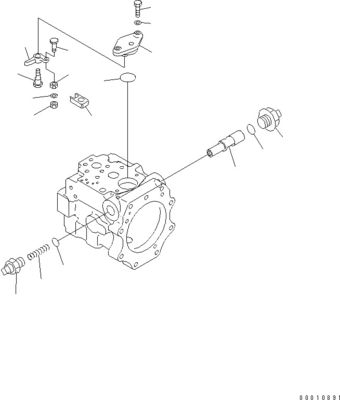708-1W-00600 708-1S-00910 R7081S00910 R7081W00600 For Komatsu D475A-5 Bulldozer hydraulic Fan Pump Piston pump Original