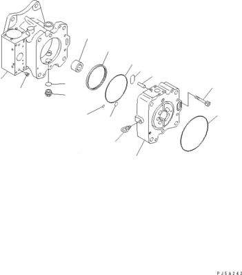 708-2L-00950 708-25-02044 708-2L-00951 708-2L-05420 For Komatsu WA800-3 WA900-3 Hydraulic LOADER  PUMP MAIN PUMP