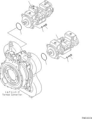 708-4L-00910 708-45-10204 708-4L-00911 For Komatsu WA800-3 WA900-3 Hydraulic  SWITCH PUMP MAIN PUMP High quality