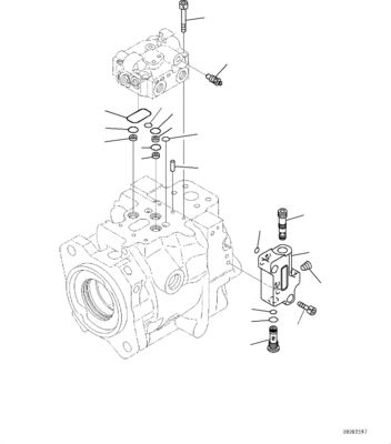 708-1W-00883 708-1W-00882 708-1W-00881 For Komatsu WA430-6 Hydraulic Pump MAIN PUMP  LOADER PUMP Aftermarket Original