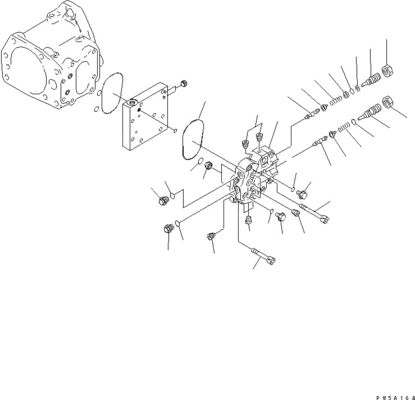 708-1L-00340  708-1L-01340 708-1L-04010 For Komatsu bulldozer D275A-5D Hydraulic WORK EQUIPMENT PUMP Original MAIN PUMP