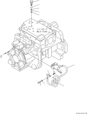 708-1H-00250 708-1H-00251 For Komatsu Bulldozer D155AX-6 D155AX-6A Hydraulic Main Pump Original WORK EQUIPMENT PUMP