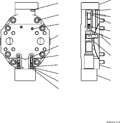 417-18-31201 417-18-31202 417-18-31203 For Komatsu WHEEL LOADER WA200-5 WA200PT-5 Hydraulic Motor HST PUMP
