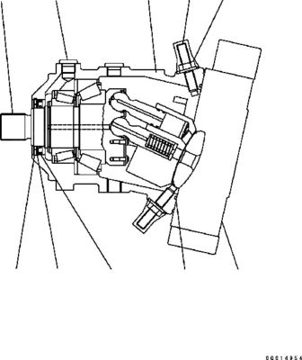 417-18-31201 417-18-31202 417-18-31203 For Komatsu WHEEL LOADER WA200-5 WA200PT-5 Hydraulic Motor HST PUMP
