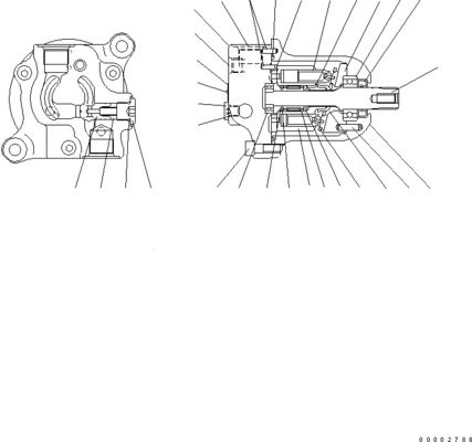 418-03-33241 4180333241 For Komatsu WHEEL LOADERS WA100-5 WA150-5 WA200-5 WA270 Hydraulic Fan Motor