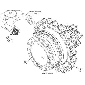 527-7077 511-6008 511-6009 For CAT Excavator 318F 320GC 323GC 325F Travel Assembly Final Drive Original Travel Motor