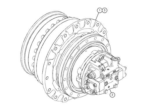 527-7077 511-6008 511-6009 For CAT Excavator 318F 320GC 323GC 325F Travel Assembly Final Drive Original Travel Motor