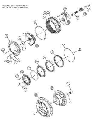 527-7077 511-6008 511-6009 For CAT Excavator 318F 320GC 323GC 325F Travel Assembly Final Drive Original Travel Motor