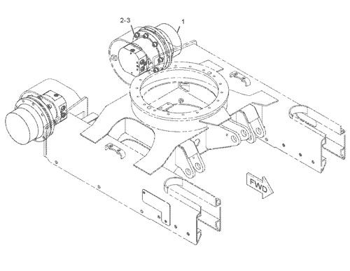 144-5196 209-6663 For CAT 301.5 301.6 301.8 Excavator Travel Assembly Final Drive Original Travel Motor