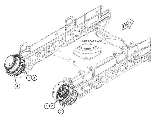 455-2770 155-9198 455-2772 455-2771 For CAT 390D 390F 385C Excavator Travel Assembly Final Drive Original Travel Motor