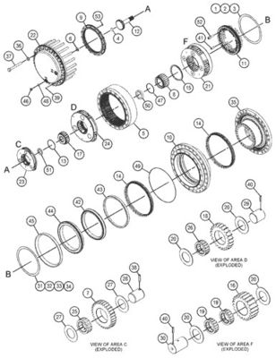 455-2770 155-9198 455-2772 455-2771 For CAT 390D 390F 385C Excavator Travel Assembly Final Drive Original Travel Motor