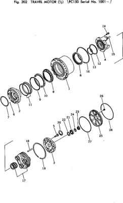 21K-60-00020 For Komatsu PC150-1 Excavator Travel Assembly Final Drive Original Travel Motor Aftermarket High quality