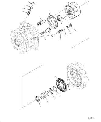 708-1U-00120 708-1U-00140 708-1U-00170 708-1L-04010 R7081U00120 R7081U00171 708-1U-01151 For Komatsu WA380-6 WA430-6 WHEEL LOADERS Hydraulic Pump Steering Pump