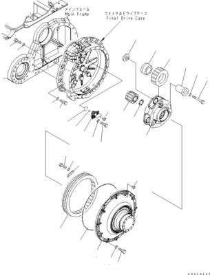154-27-00432 154-27-00431 154-27-00430 For Komatsu Bulldozer D85EX-15 Travel Assembly Final Drive Travel Motor Aftermarket
