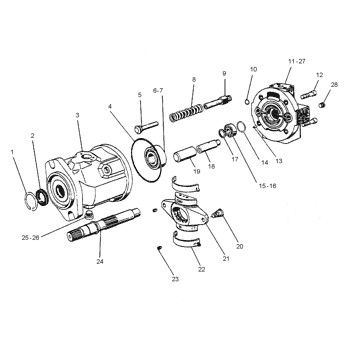 1094197 109-4197 CA1094197 0R7472 For TQCAT 990 844 Wheel Loader Hydraulic Main Pump Piston Pump PUMP ASSY PUMP GP-PISTON Aftermarket High quality Original