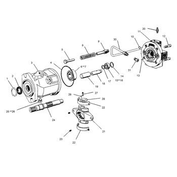1126564 CA1126564 112-6564 For TQCAT 416C 426C 428C 436C 438C Backhoe Loader Hydraulic Main Pump Piston Pump PUMP ASSY PUMP GP-PISTON Aftermarket High quality Original