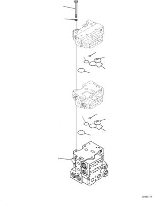 723-63-24100 723-64-24100For Komatsu D65EX-15 D65EX-15E0 D65PX-15 D65PX-15E0 D65WX-15E0 BULLDOZERS Hydraulic Main Control Valve  Construction Machinery Parts Aftermarket High quality Original