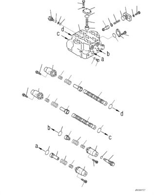 709-12-11809 7091211809 For Komatsu WA800-3E0 WD900-3 WA900-3 WHEEL DOZERS Hydraulic Main Control Valve  Construction Machinery Parts Aftermarket High quality Original