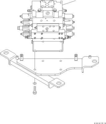 723-44-12100 723-44-12101 723-45-12101 723-45-12100 For Komatsu WA500-6 WA500-6R WHEEL LOADERS Hydraulic Main Control Valve  Construction Machinery Parts Aftermarket High quality Original