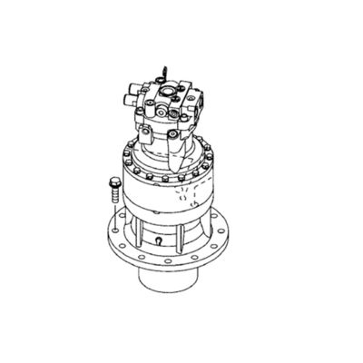 KRC10010 SWING DEVICE ASSY / SWING GEARBOX / SWING REDUCTION GEARA FOR CASE SH200-5 CX210C CX210B EXCAVATORS PARTS AFTERMARKET ORIGINAL